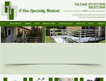 Tablet Screenshot of aonemedical.com